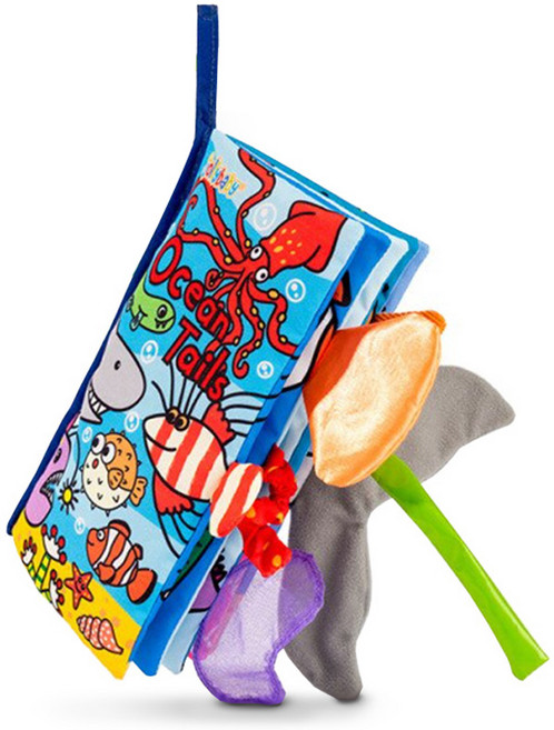 Jollybaby 헝겊 꼬리책 촉감발달완구, 해양테일즈, 1개