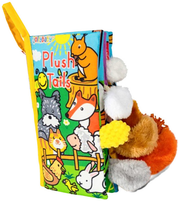 jollybaby Plush Tales 絨毛尾巴布書 (觸覺發展玩具)