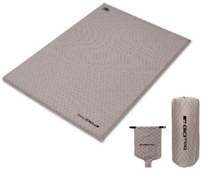 고투 레트로 자충식 차박 매트, 전차종, BEIGE