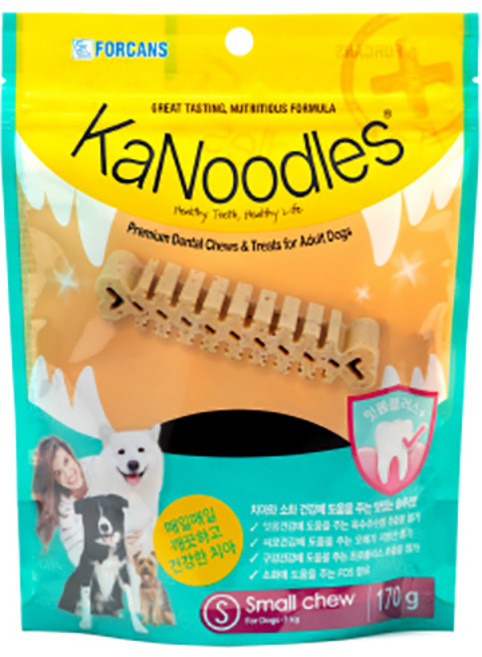 카누들 잇몸플러스 강아지 덴탈껌 S, 잇몸건강, 170g, 1개