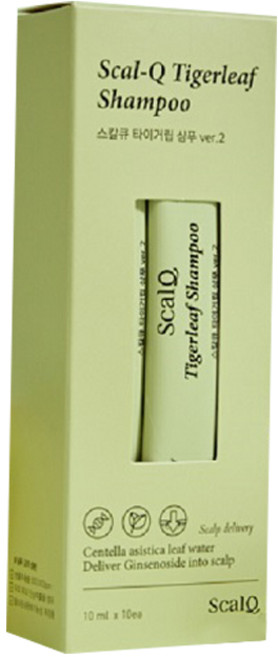 스칼큐 타이거립 버전투 여행용 스틱샴푸 10p, 100ml, 1개