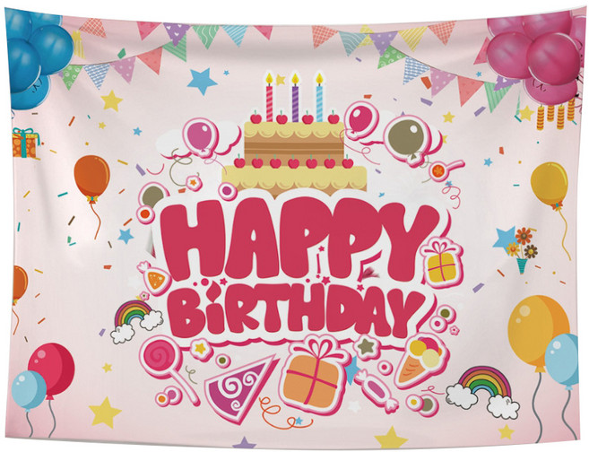 페이토 생일 해피버스데이 배너 현수막, P07