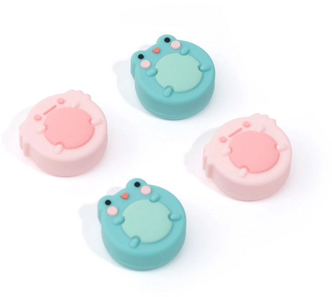 긱쉐어 닌텐도 스위치 조이콘 개굴개굴 스틱 커버 2종 x 2p 세트, 1세트