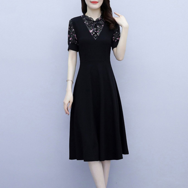 아뗄릭 쉬폰플라워 프릴 여름 원피스 00952 빅사이즈 포함