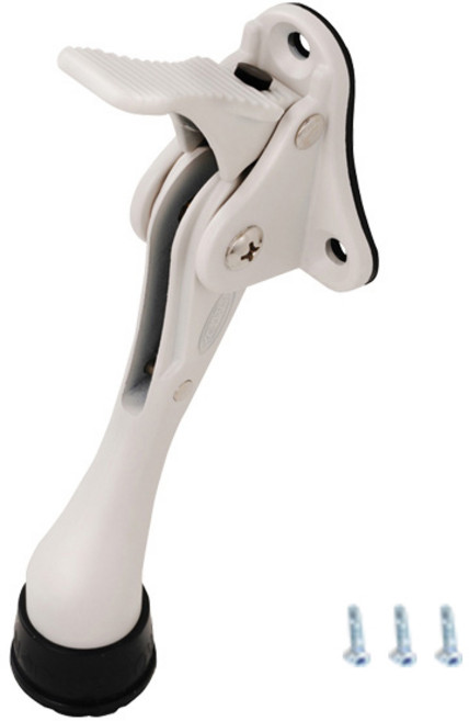 리빙이프 페달식 고급형 도어스토퍼 백색, 1개