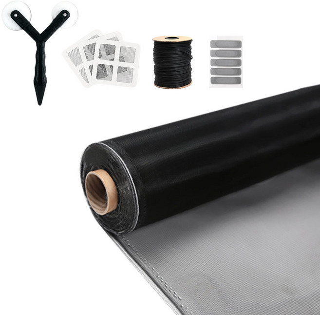 이지웨이 발수 미세촘촘망 방충망 셀프 시공 키트 중형 DIY 세트 EWW-003, 1세트