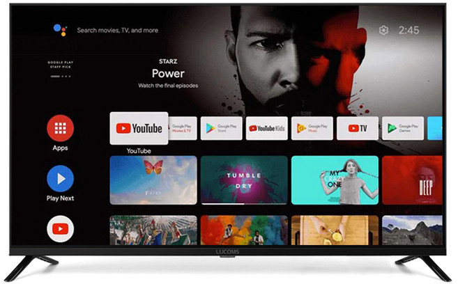 루컴즈 4K UHD TV 스탠드형 109cm(43인치) 자가설치, T43G7PCU09LA