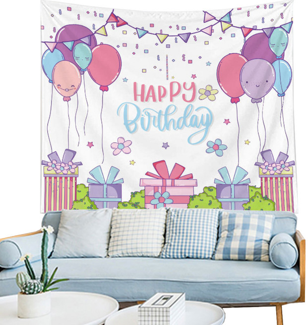 페이토 생일 축하 파티룸 배너 현수막, A04