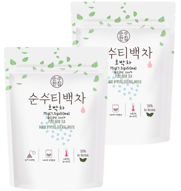 순수한집 호박차, 50개입, 2개, 1.5g