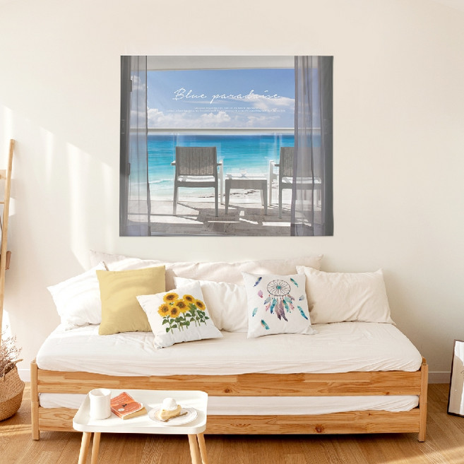 상상후 패브릭 포스터, 블루파라다이스