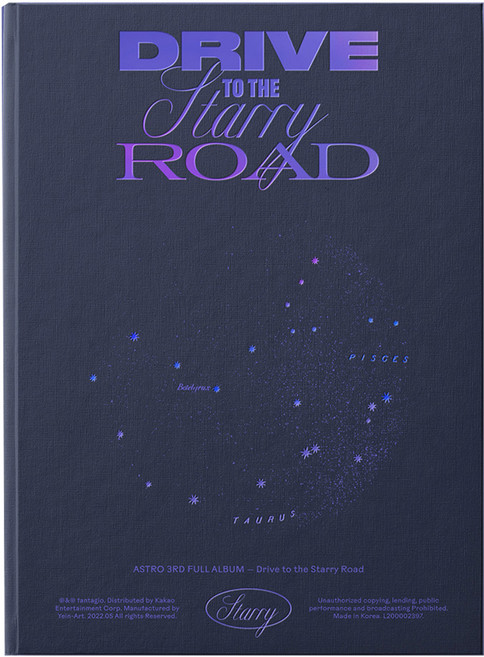 아스트로 Drive to the Starry Road 정규3집 앨범 버전랜덤 발송, 1CD