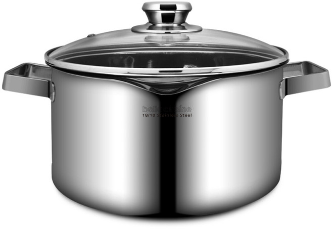 벨라쿠진 인덕션 엘리제 와이드 물코 양수 냄비, 20cm, 1개