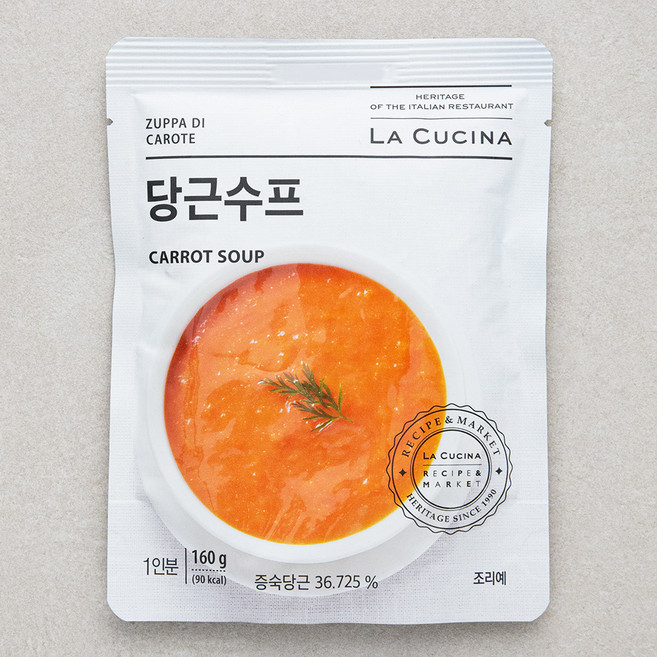 라쿠치나 당근수프 (냉장), 160g, 1개