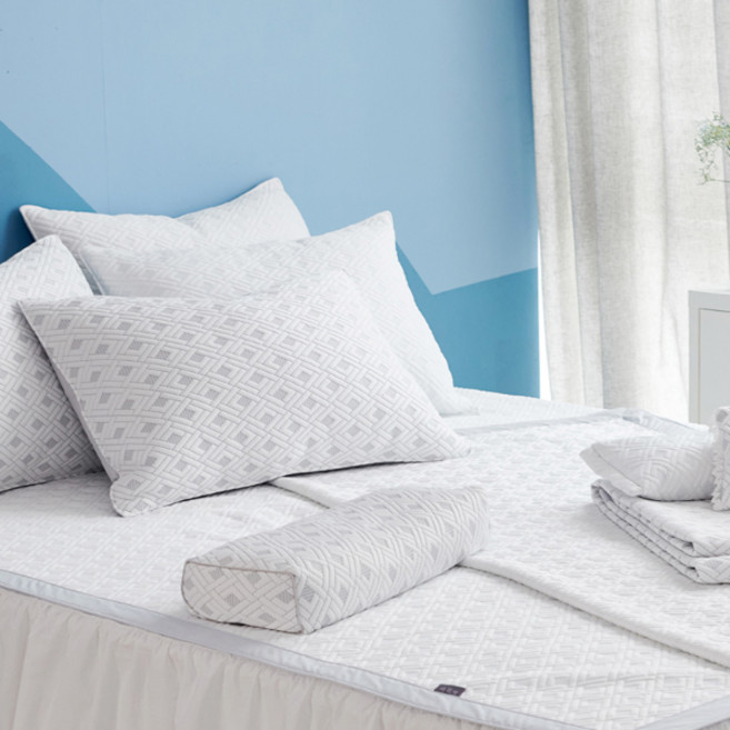 지베딩 로미 듀라론 크리스탈 고무밴딩 패드, 블루