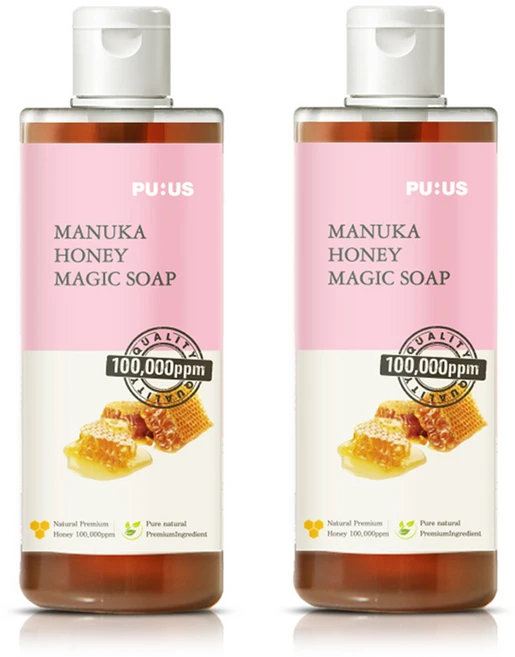 퓨어스 마누카허니 매직 솝 약산성 올인원 클렌저, 50ml, 2개 - 쿠팡