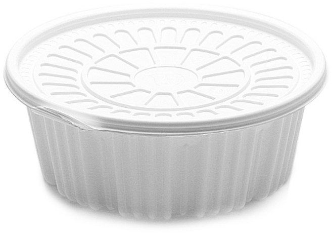 본리빙 친환경 탕 찜 용기 소 1800ml, 50개입, 1개