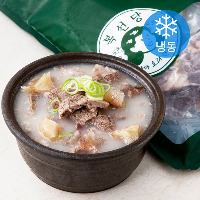 복선당 규스지 사골 도가니탕 2인분 1160g + 소스 20g x 2p 세트 (냉동), 1.2kg, 1세트