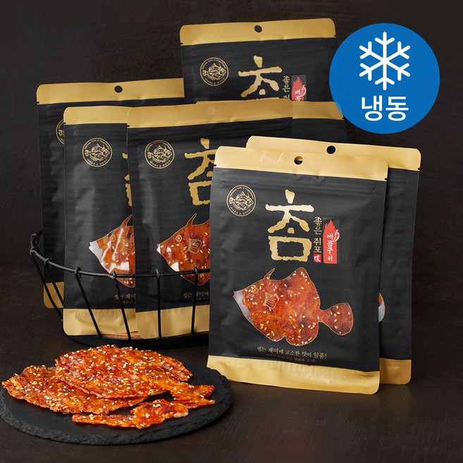 아라장 매콤달콤 핫쥐포 (냉동), 23g, 7봉