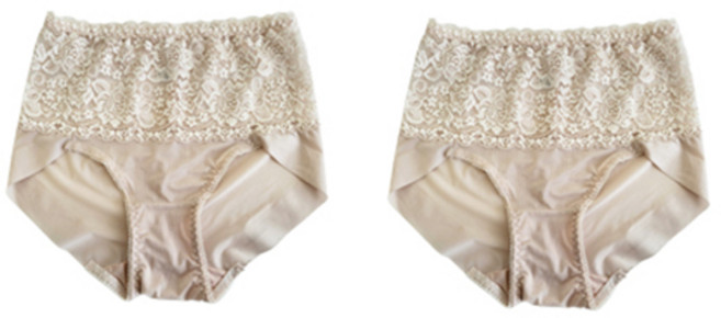 애플스토리 하이웨스트 노라인 햄팬티 2p