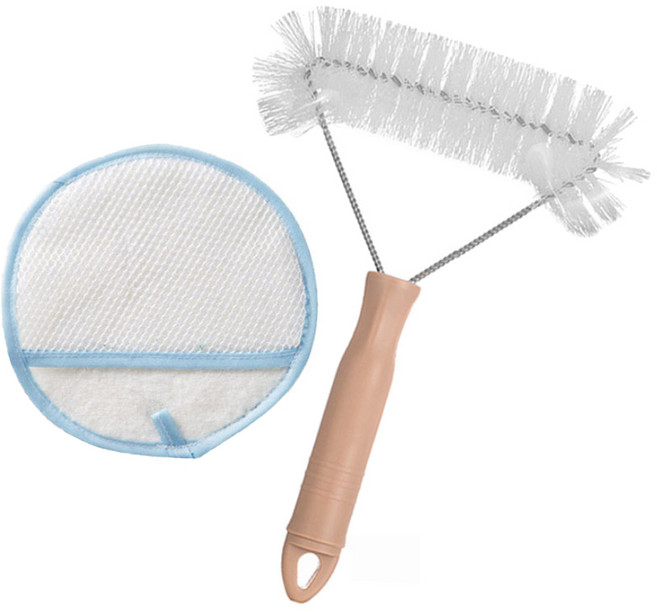 모나코올리브 방풍망 청소솔 + 먼지 청소 장갑 세트, 1세트, 랜덤발송(장갑)