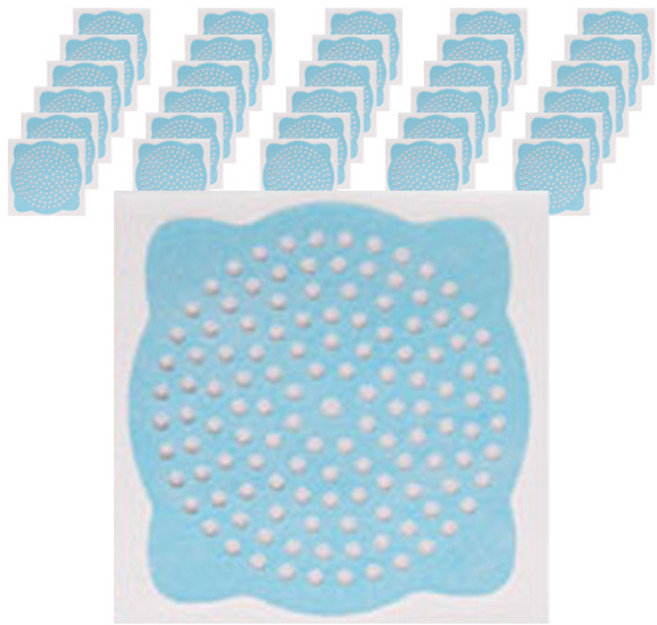 에버하우스 배수구 막힘방지 부착 거름망 100P, 1개, 블루