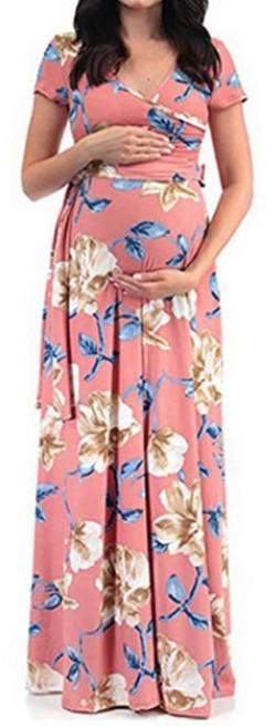 알럽홈 플라워패턴 바캉스 임부원피스