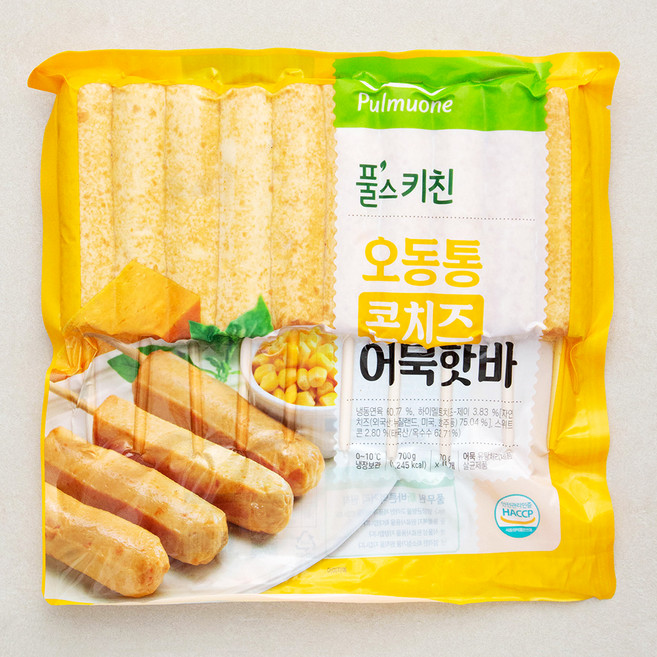 풀무원 풀스키친 오동통 콘치즈 어묵핫바, 1개, 700g