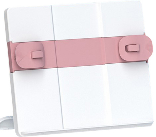 도림 높이 조절 가능한 탁상용 독서대 실리콘 대형 플레이트 13, 혼합색상