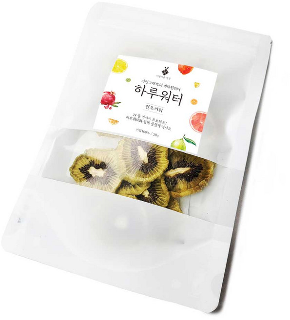 아름다운정성 하루워터 키위칩, 1개, 50g