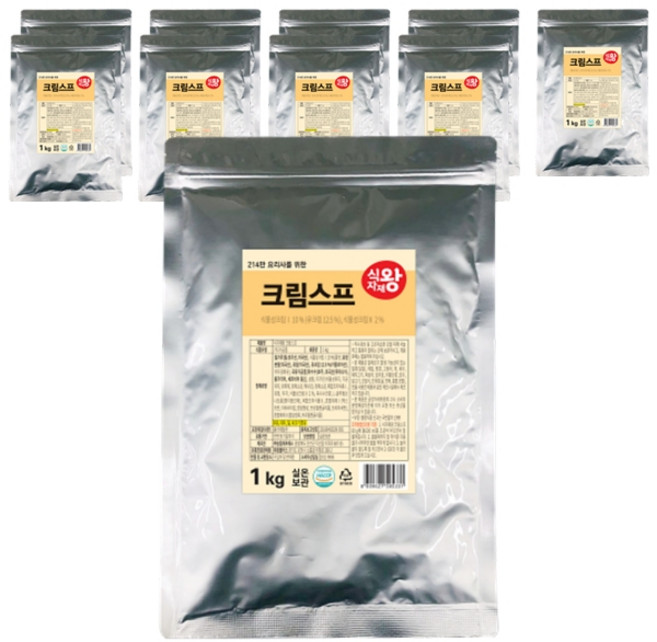 식자재왕 크림스프, 1kg, 10개