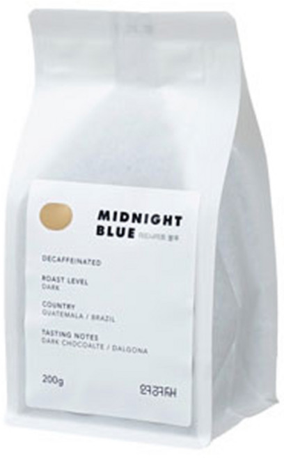 연경재 디카페인 원두, 홀빈(분쇄안함), 200g, 1개