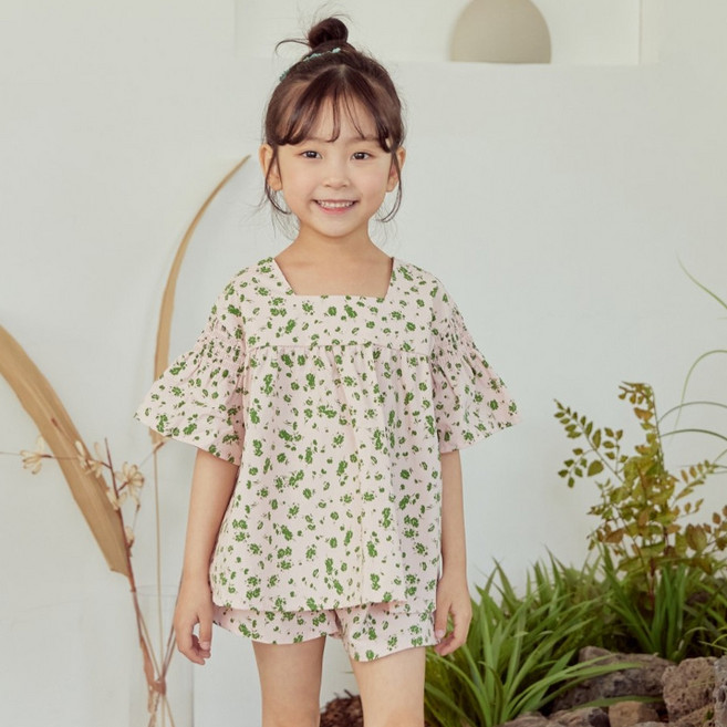 봉봉마카롱 여아용 킨리하프팬츠