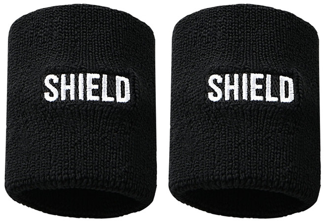 SHIELD 하이퍼 리스트 손목 밴드, 1세트, ShotTextLogo
