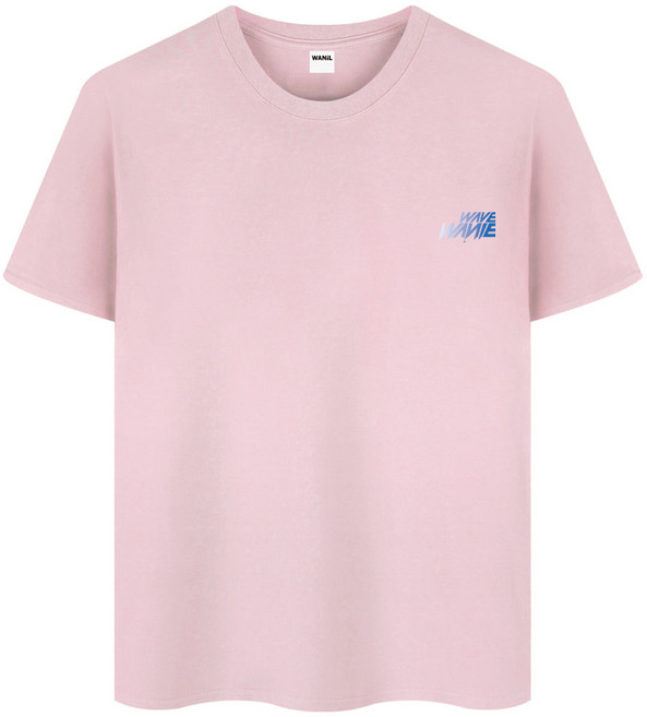 웨닐 블루핑 반팔 티셔츠 WED_0038