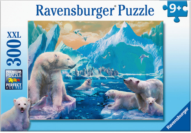 라벤스부르거 코리아보드게임즈 빙하 위 북극곰 XXL 직소퍼즐 R129478, 300피스, 혼합색상