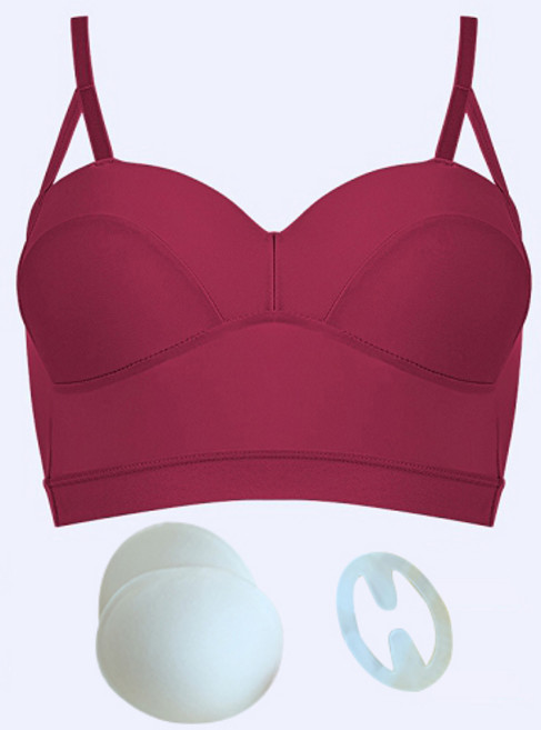 더블유비비 컴포터블 빅시 빅사이즈 볼륨 복대 브라 BG04 + 고정클립 + 가슴패드 2p