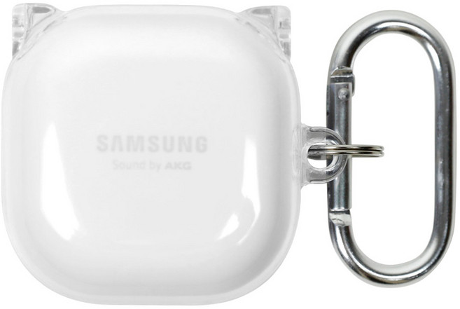 유스픽 디자인 클리어 버즈/버즈2/라이브/프로 공용 하드 케이스, 01 베이직, 1개