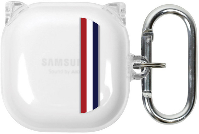 유스픽 디자인 클리어 버즈 / 버즈2 / 라이브 / 프로 공용 하드 케이스, 29 사이드, 1개