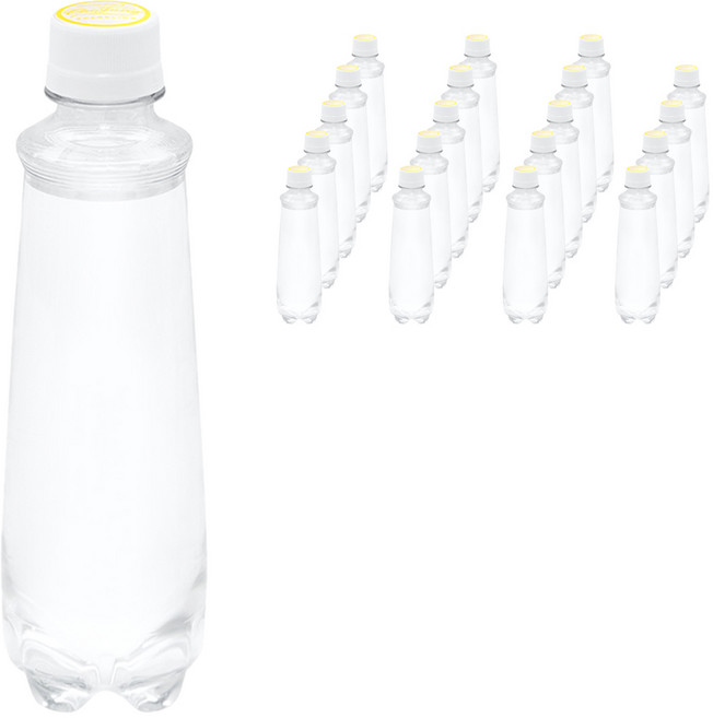 초정탄산 레몬 무라벨 탄산음료, 350ml, 20개