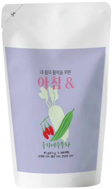 아침엔TEA 구기자 여주무차, 1.5g, 30개입, 1개