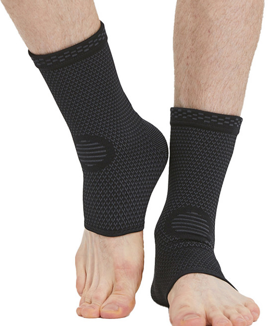 리치덕 발목 지지 보호대 세트 블랙, 1세트