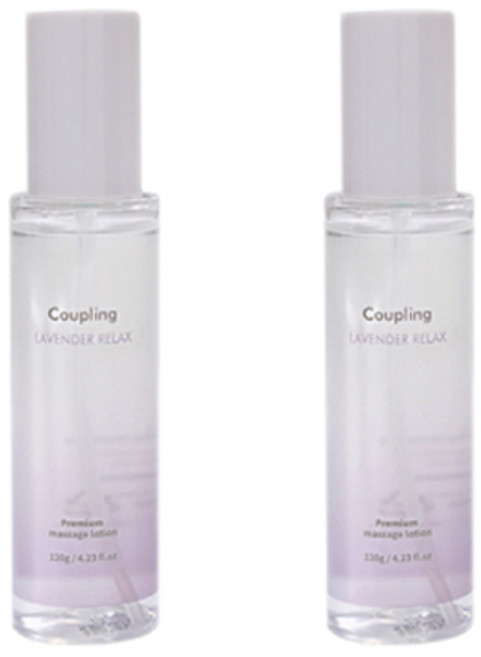 커플링 라벤더 릴렉스 프리미엄 마사지 바디 로션, 120g, 2개