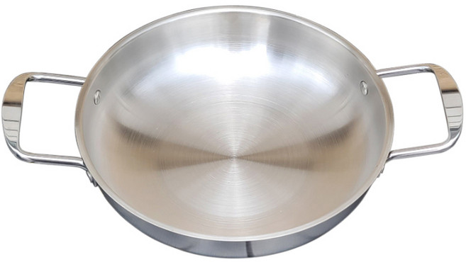 POTENCIA 電磁爐 Koyonashi 不鏽鋼雙耳火鍋 深型 霧面, 單一顏色, 26cm, 1個