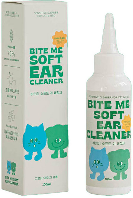 바잇미 반려동물 소프트 이어클리너 저자극 귀세정제, 100ml, 1개