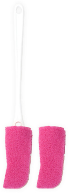 스카치브라이트 3M 플라스틱 용기 전용 보틀 클리너 핸들 1p + 리필 2p 세트, 레드, 1세트