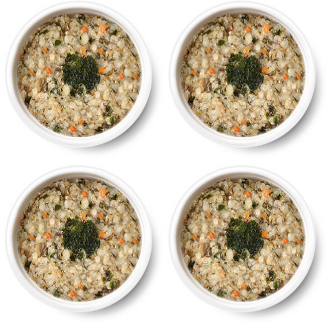 엘빈즈 이지밀 한우미역진밥 실온이유식, 한우 미역 진밥, 110g, 4개