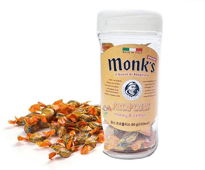 Monks 자동차컵 홀더용 프로폴리스 캔디, 80g, 1개 - 쿠팡