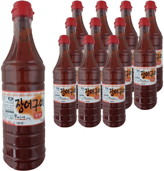 푸른식품 신장어구이 소스 매운맛, 970g, 12개