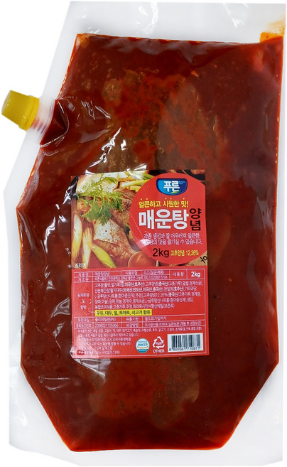 푸른식품 매운탕 양념소스, 2kg, 1개