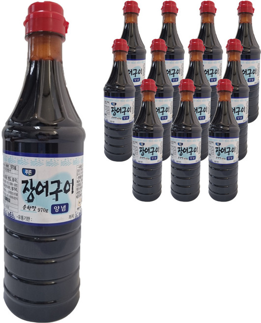 푸른식품 장어구이 순한맛 양념, 970g, 12개